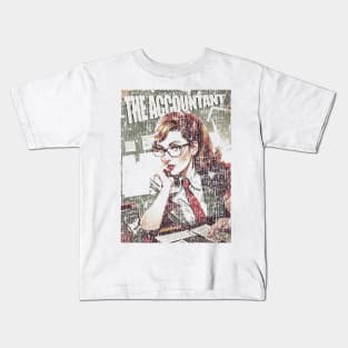 The Accountant Girl Vintage Cracked Kids T-Shirt